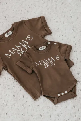 Mama's Boy Bodysuit/Tee - Mothers Day - Bencer & Hazelnut