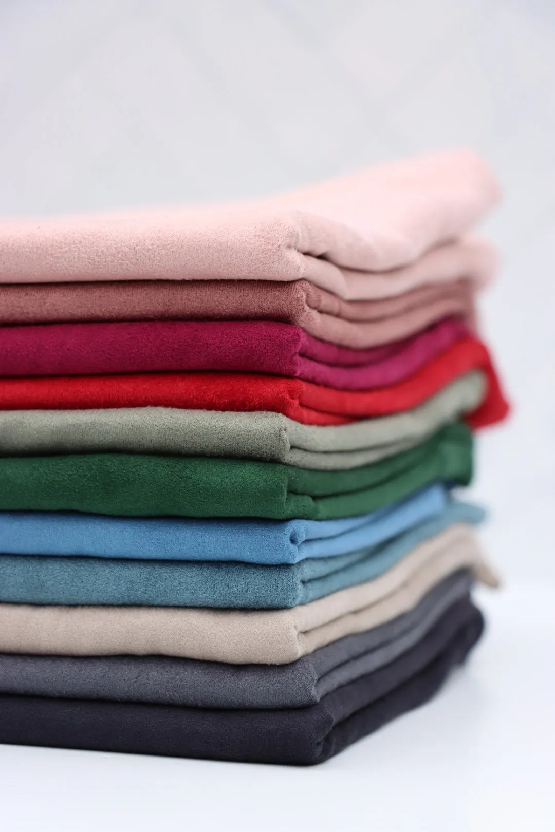 Mauve Microsuede Jersey Knit