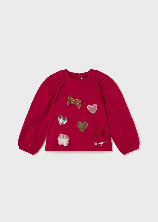 Mayoral 2413 090 - Red Jumper