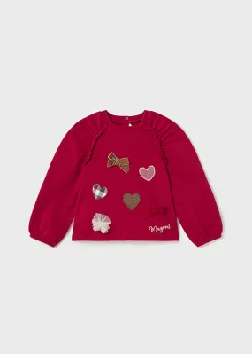 Mayoral 2413 090 - Red Jumper