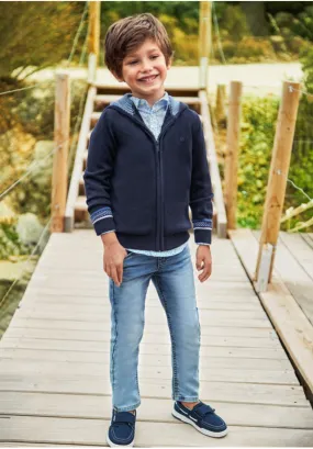 Mayoral Boys EcoFriends Blue Denim Elastic Waist Jeans