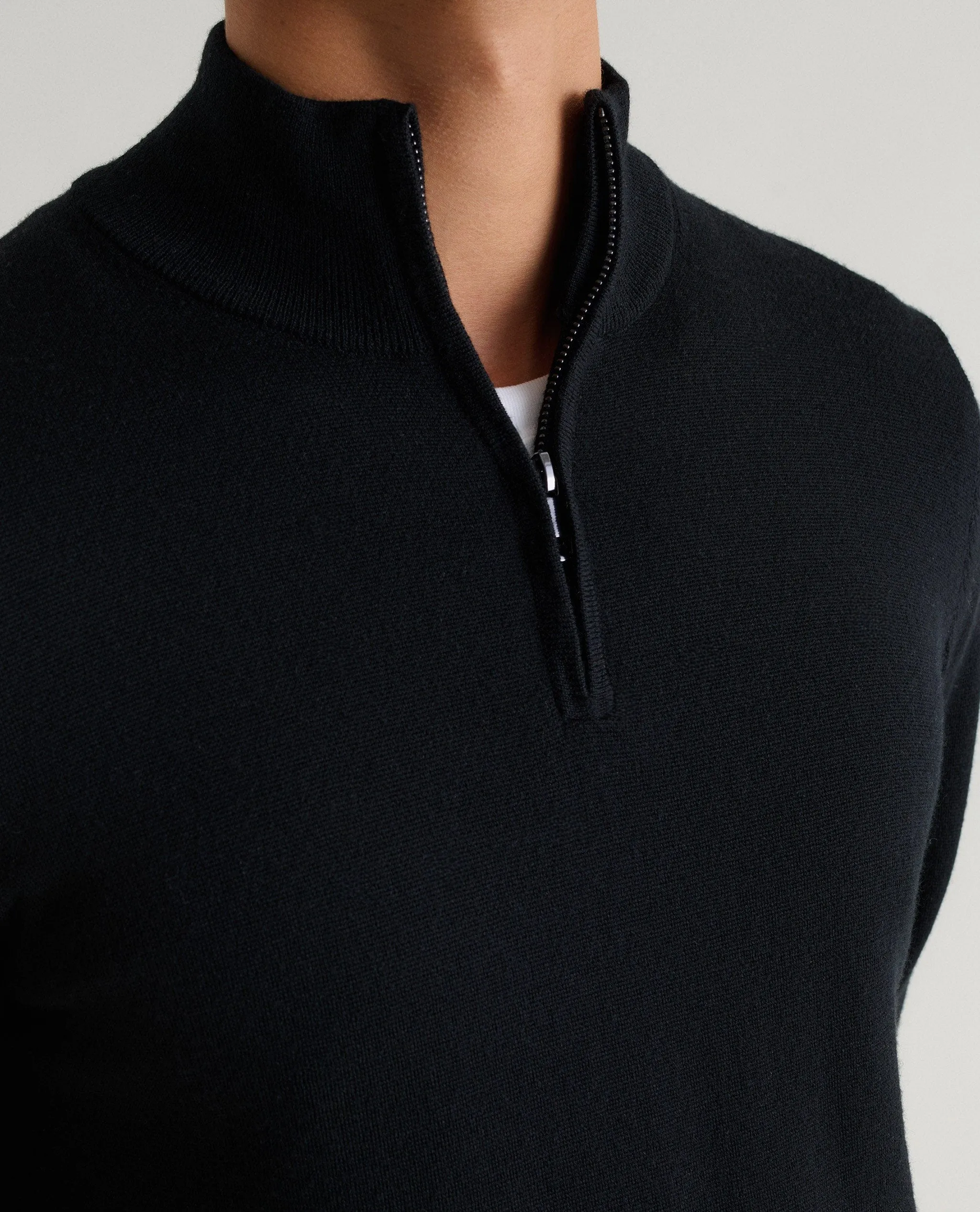 Men's Merino 1/4 Zip Jumper