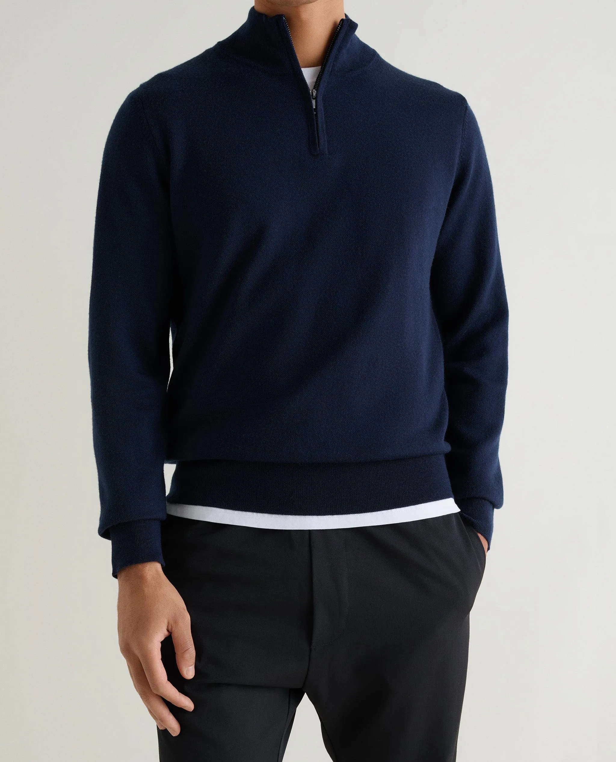 Men's Merino 1/4 Zip Jumper