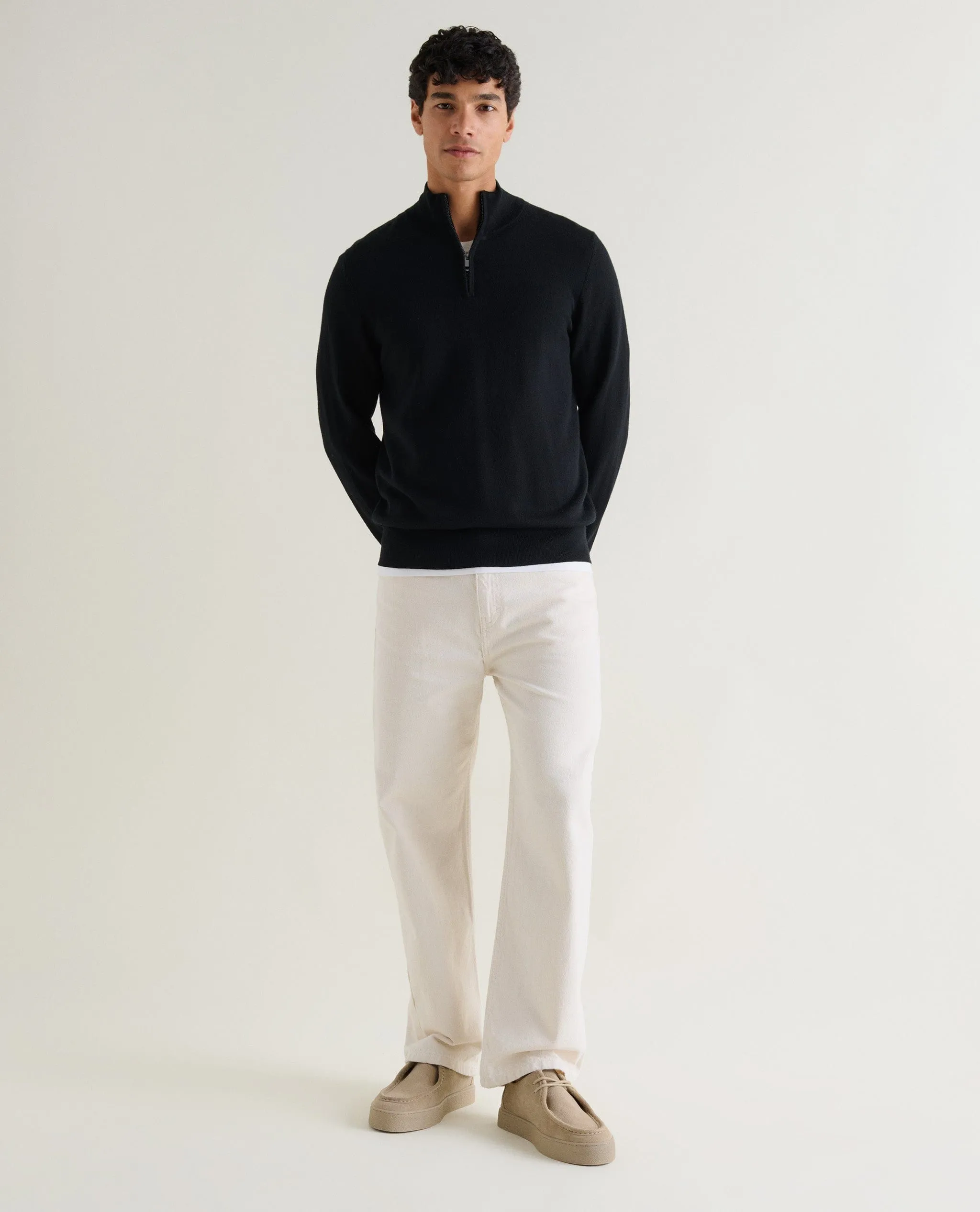 Men's Merino 1/4 Zip Jumper