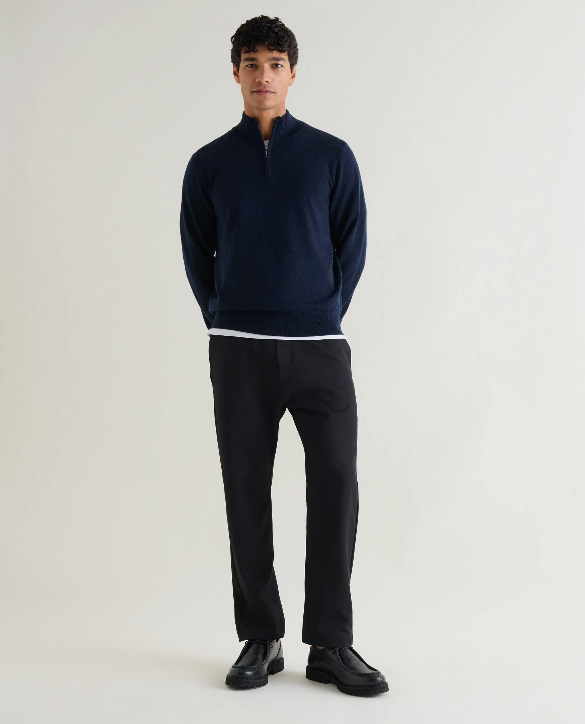 Men's Merino 1/4 Zip Jumper