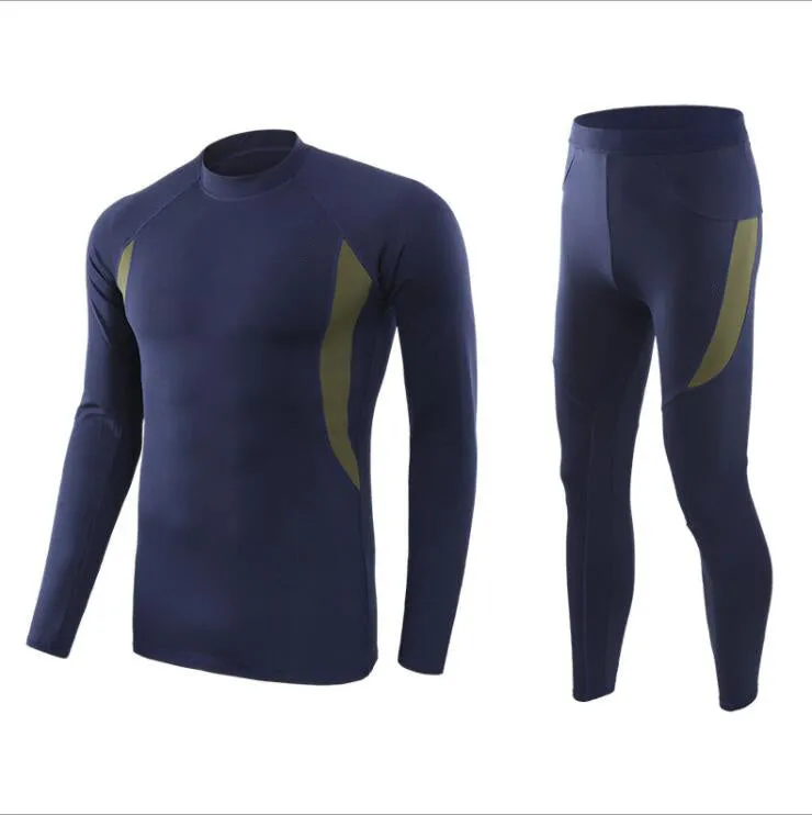 Men's Tactical Outdoor Fleece Thermal Long Johns Set