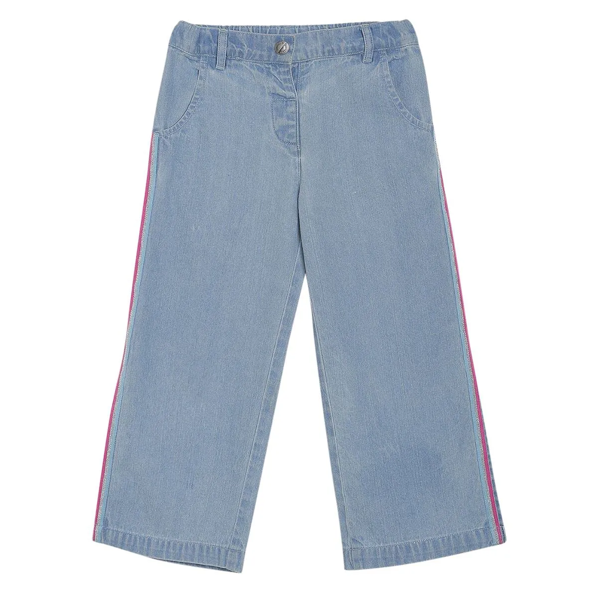 miniklub Baby Woven Cotton Lt Wash Color Denim Pant (6-12M)