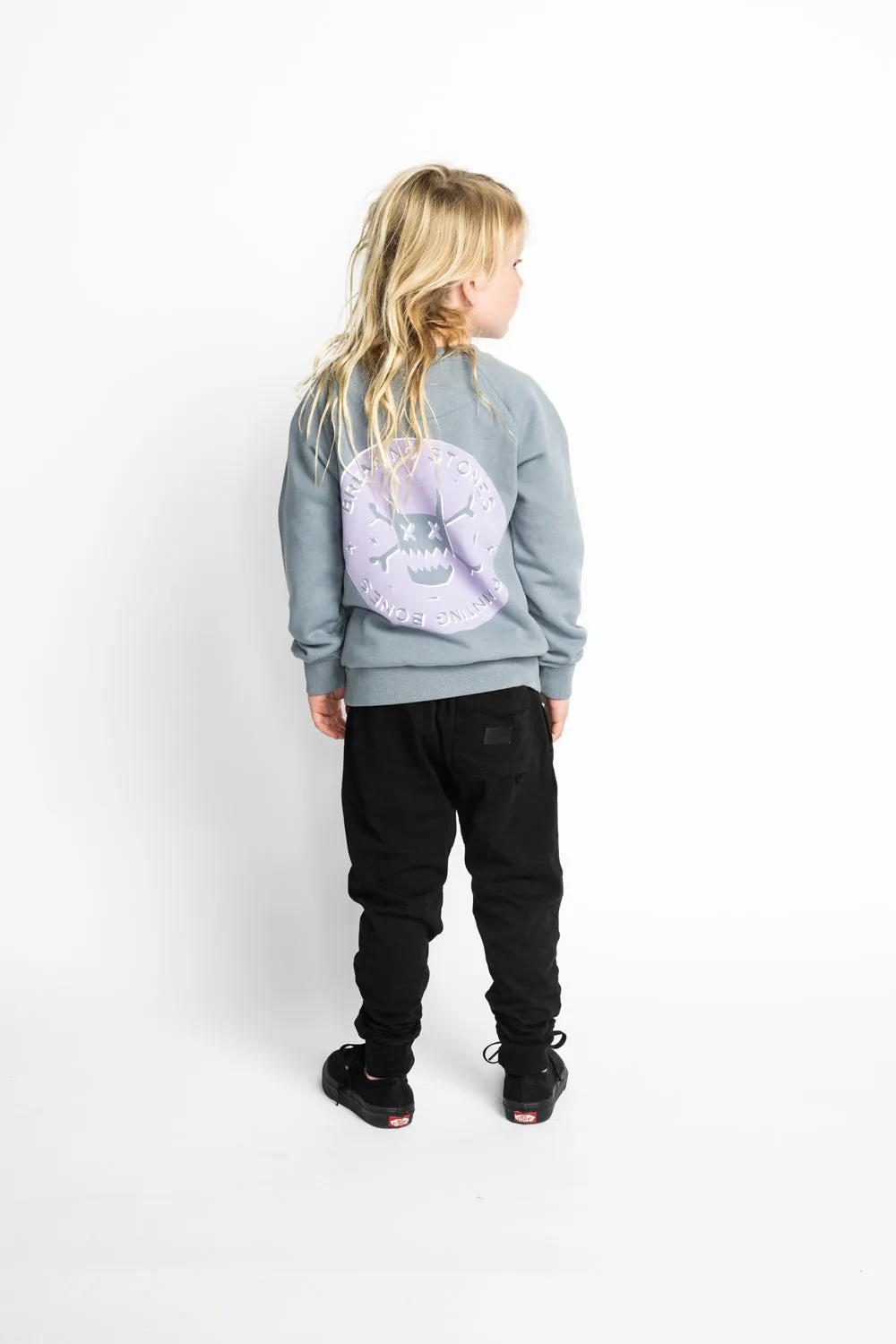 Munster Kids Stones Crew Mid Blue
