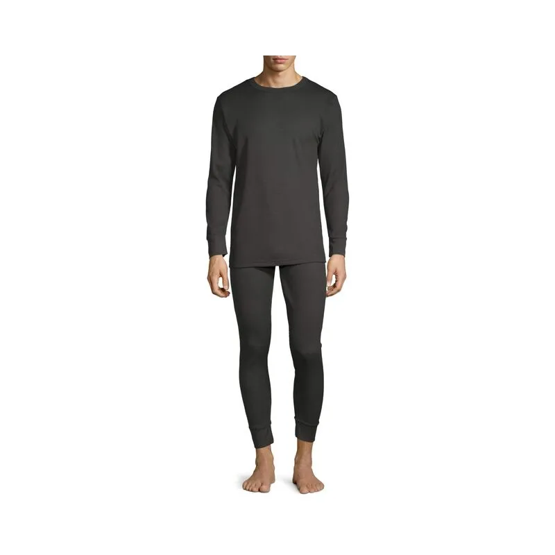 Northern Explosion Men's 2-Piece Thermal Underwear Set (Charcoal or Black)
