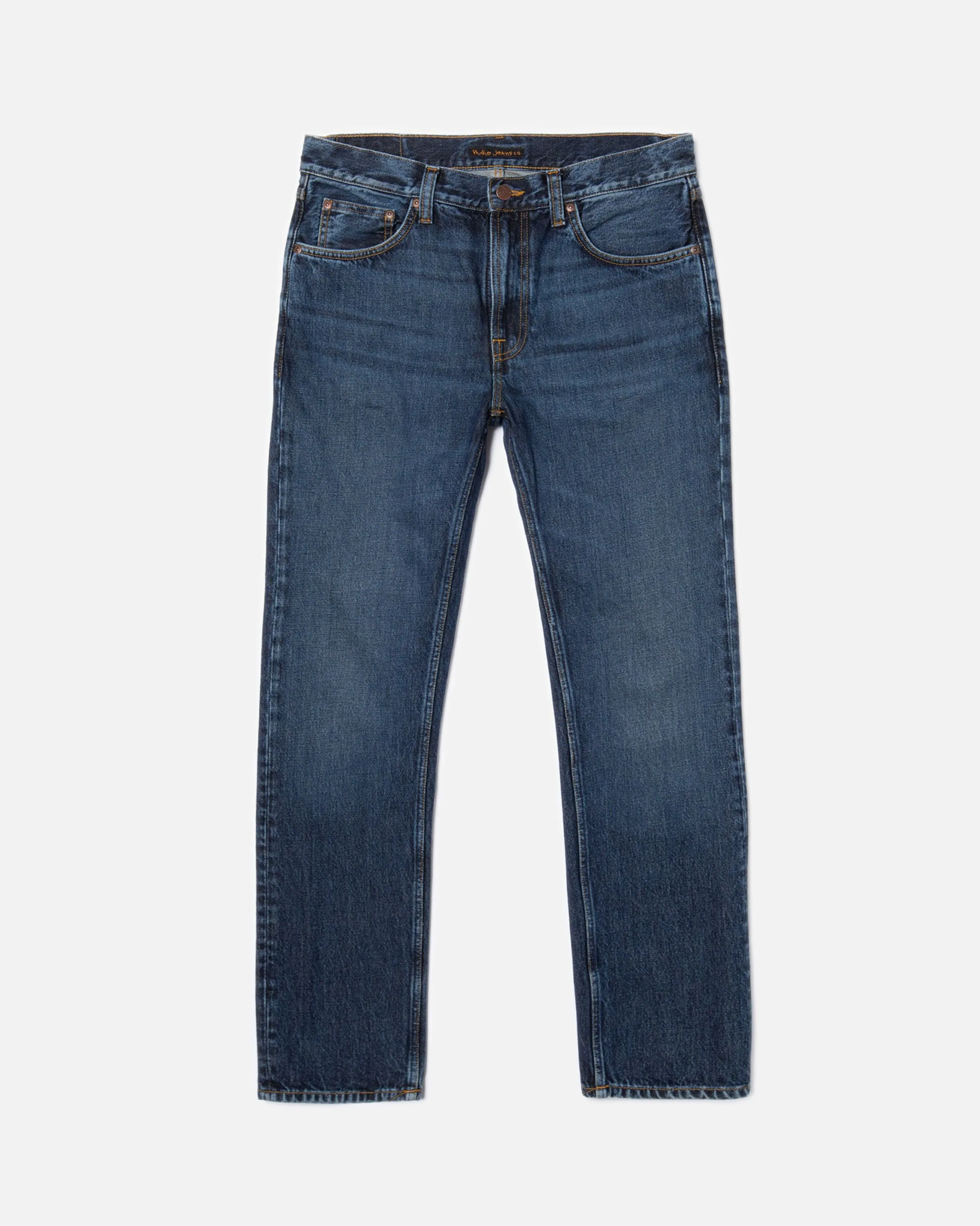 Nudie Gritty Jackson Regular Fit Mens Jeans - Blue Soil