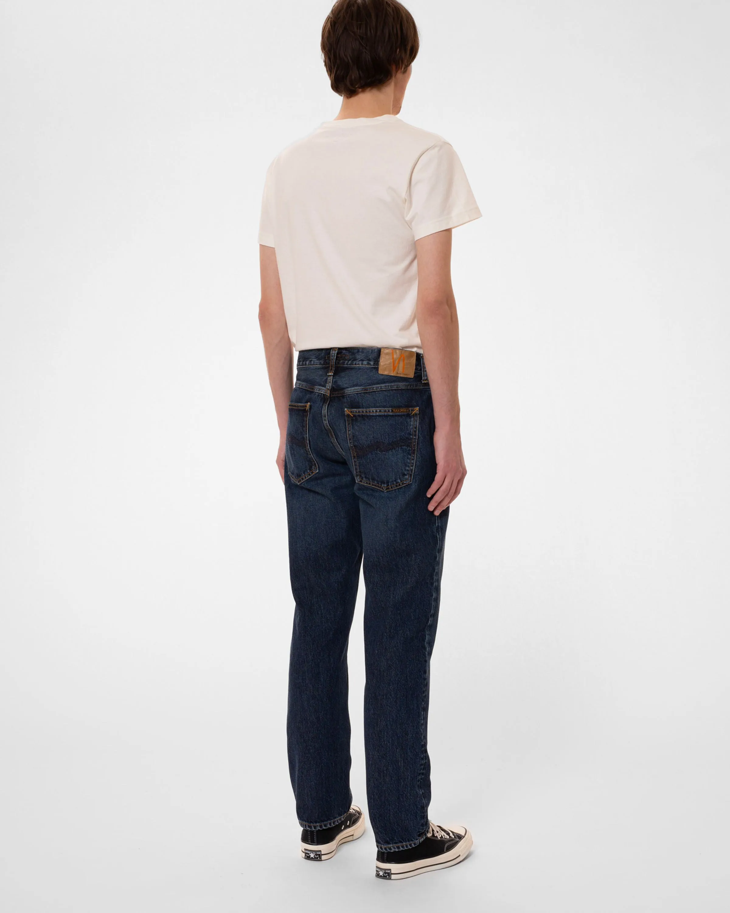 Nudie Gritty Jackson Regular Fit Mens Jeans - Blue Soil