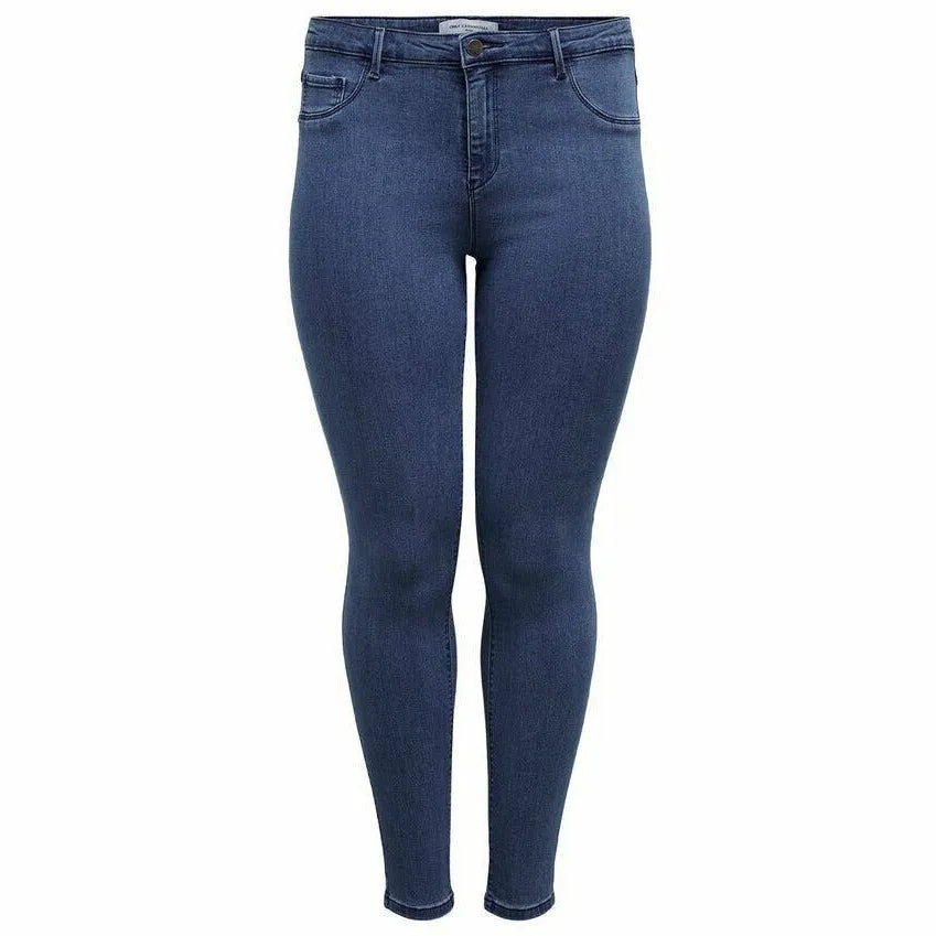 Only Carmakoma Blue Skinny Jeans