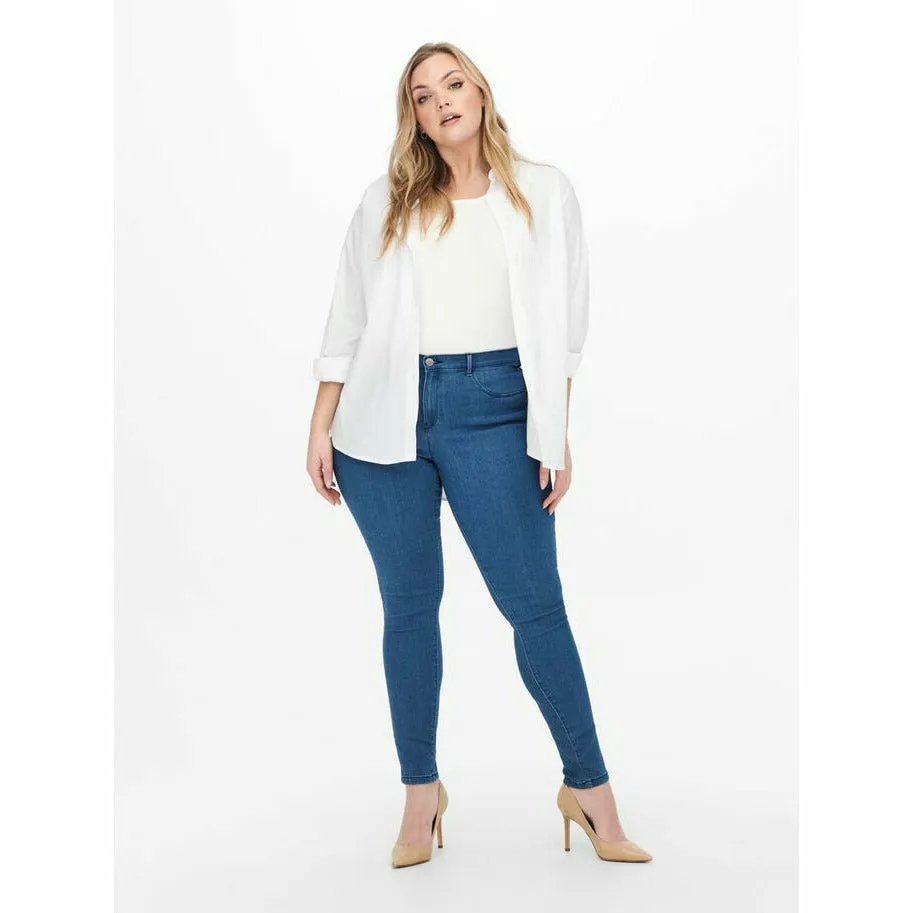 Only Carmakoma Blue Skinny Jeans