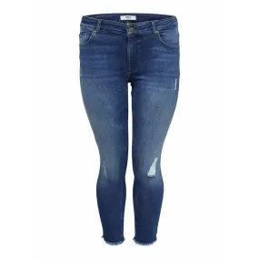 Only Carmakoma Distressed Skinny Jeans