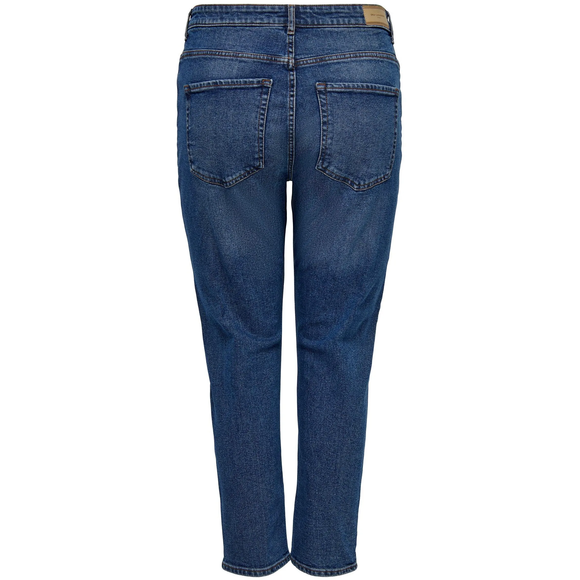 Only Carmakoma Mom Jeans in Dark Blue Denim