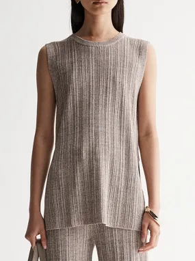 Oscar Knit Top - Dark Taupe