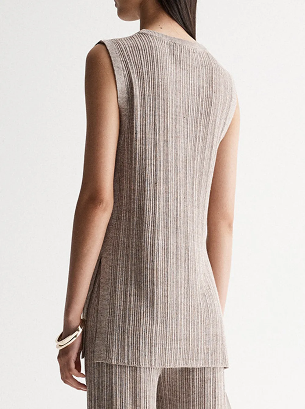 Oscar Knit Top - Dark Taupe