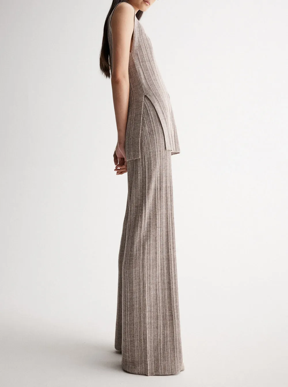 Oscar Knit Top - Dark Taupe