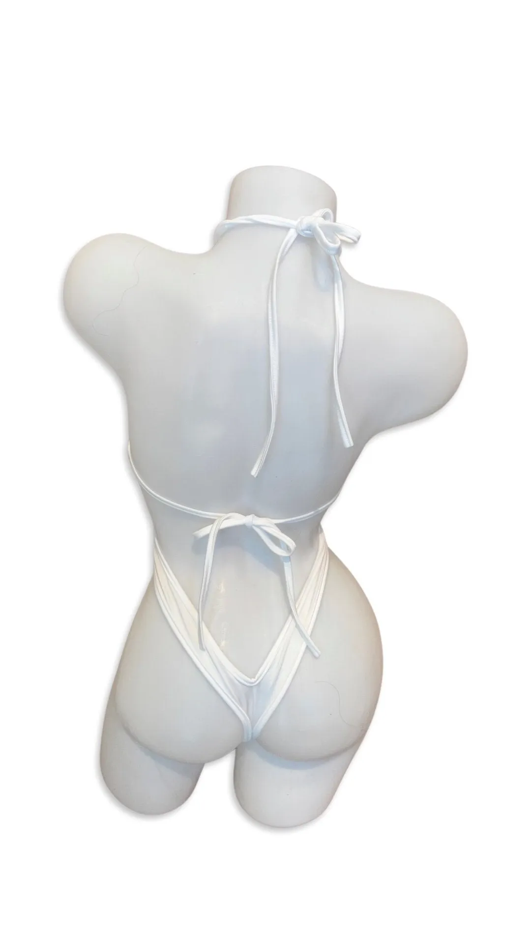 Peephole Bodysuit White