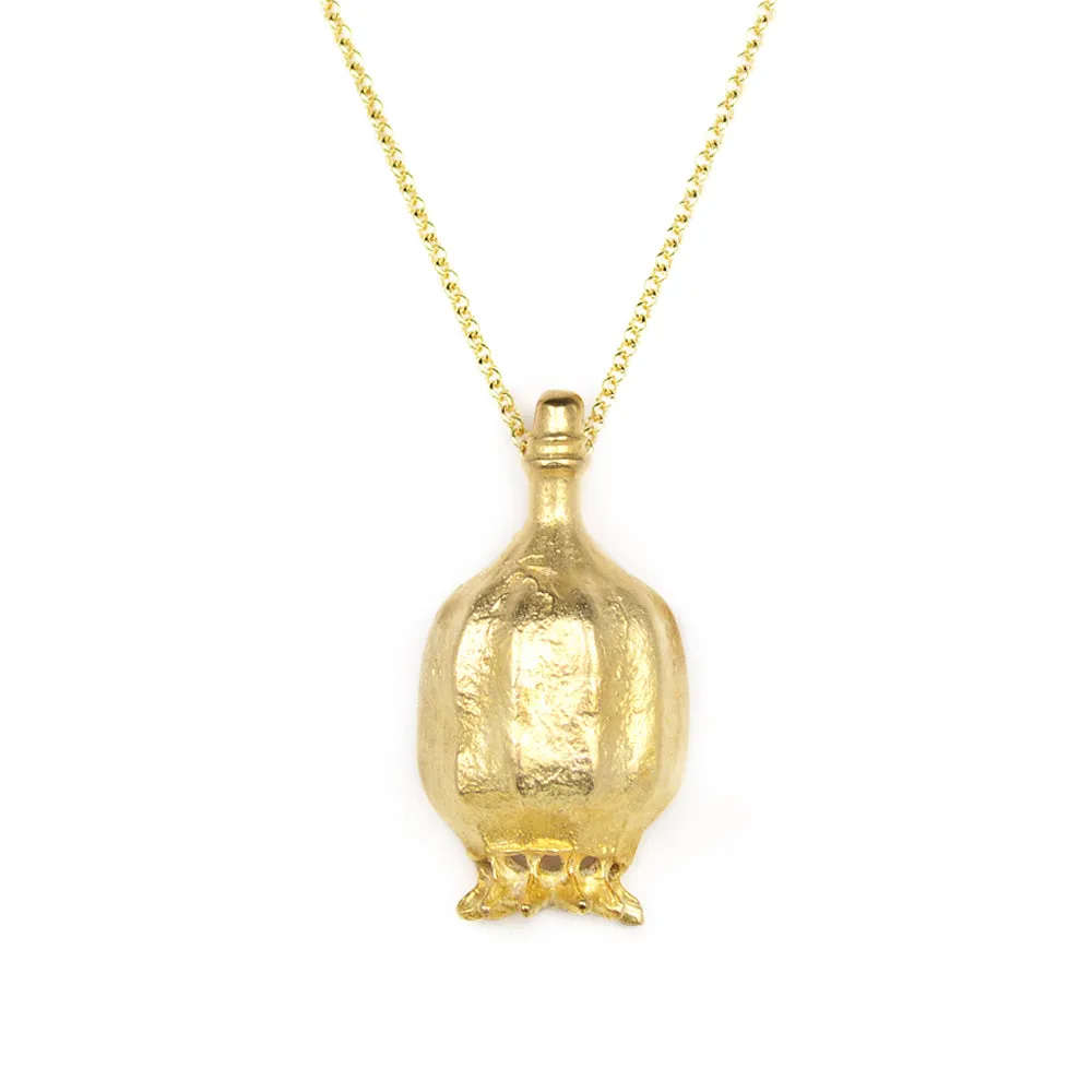 Penelope Poppy Pod Necklace