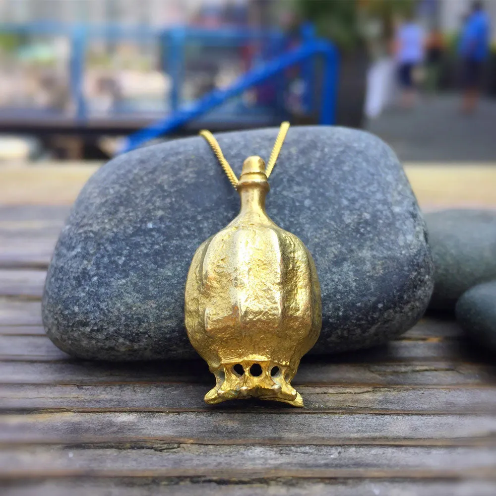 Penelope Poppy Pod Necklace