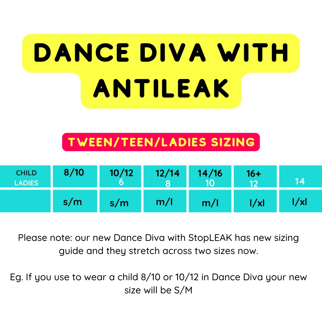 Period Dance Underwear ~ Dance Diva (Beige) ~ Seamless with Anti-leak Technology