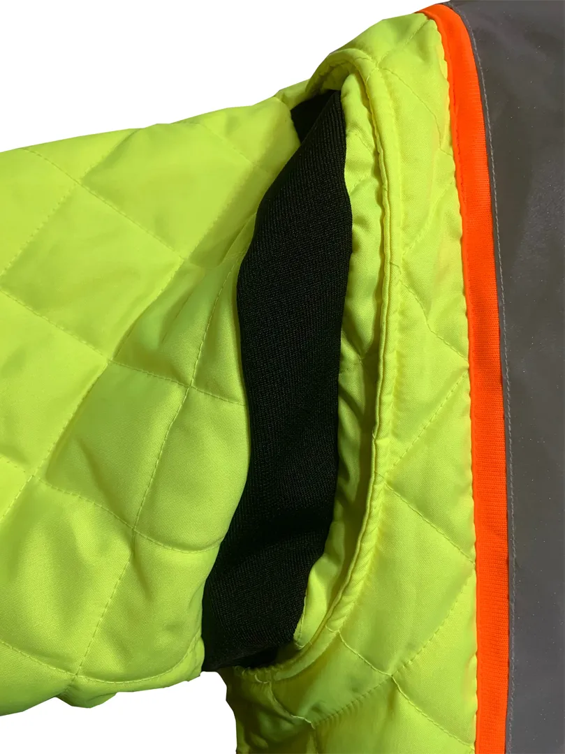Petra Roc LOCQBJ-C3 Class 3 Two Tone Hi Vis Quilted Jacket