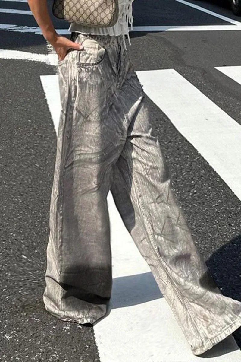 PF0285 Tie Dye Fashion Jeans