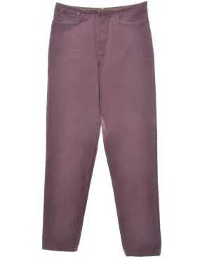 Plum Tapered Jeans - W28 L32