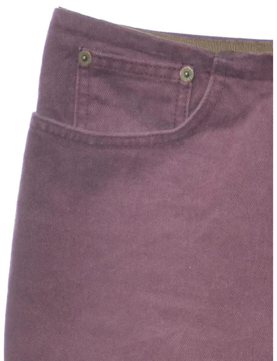Plum Tapered Jeans - W28 L32