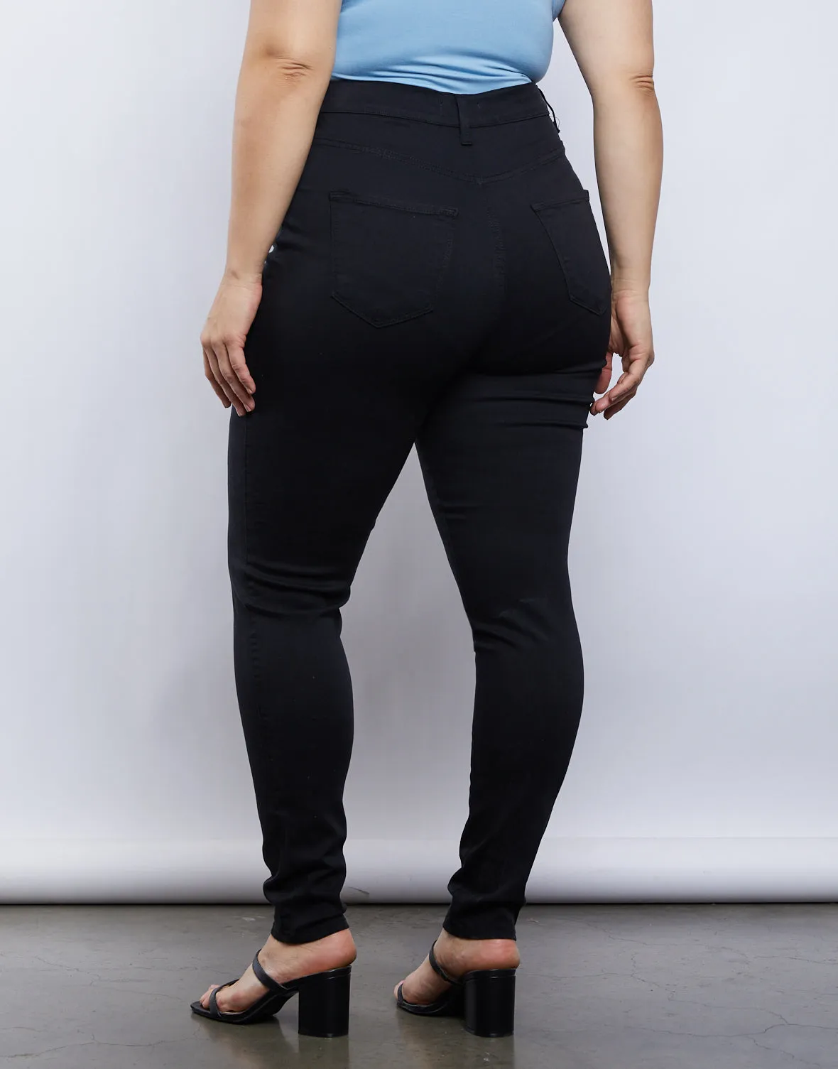 Plus Size High Rise Jeans