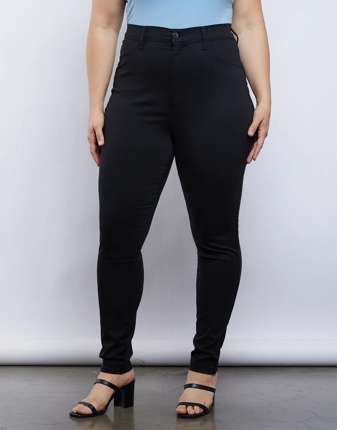 Plus Size High Rise Jeans