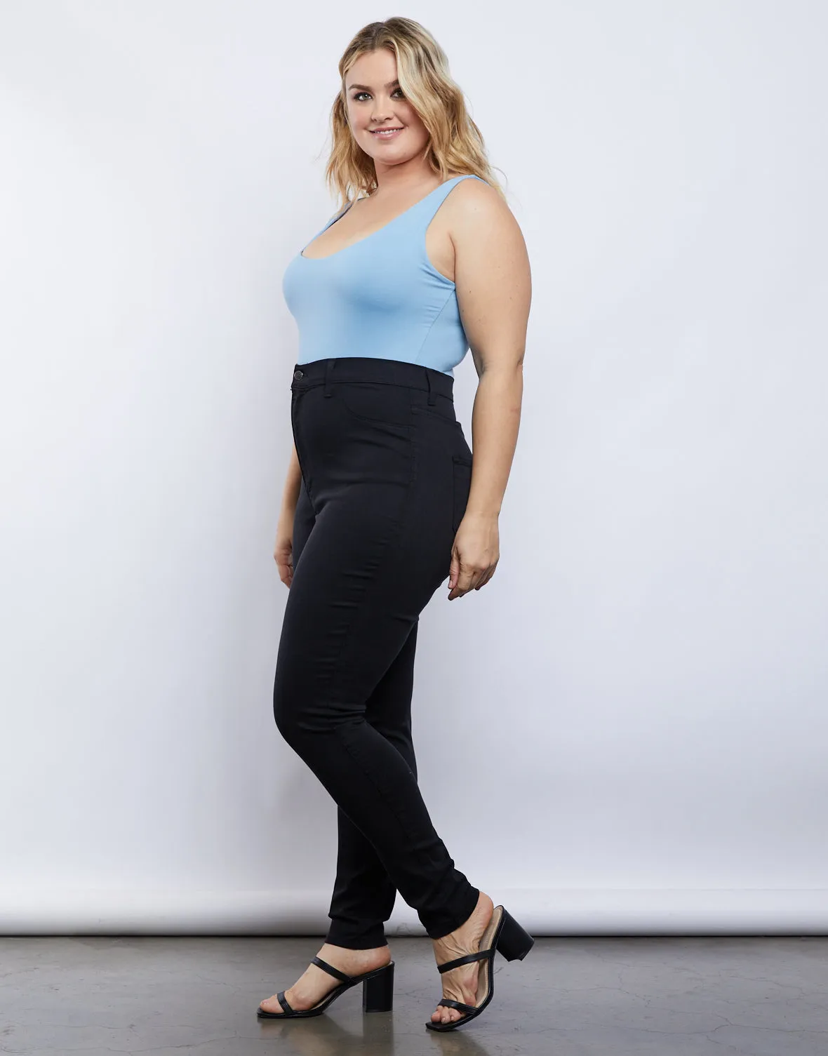 Plus Size High Rise Jeans