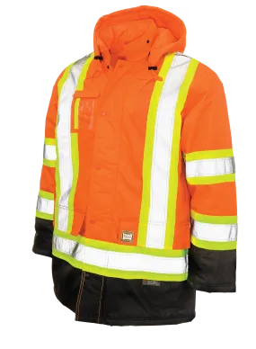 Poly Oxford Lined Safety Parka by Tough Duck - Style S176