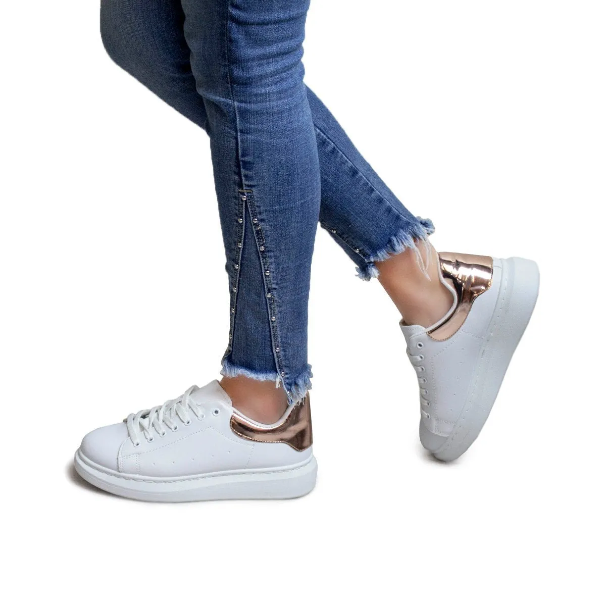 QUEENIE OVERSIZED DOUBLE SOLE TRAINER
