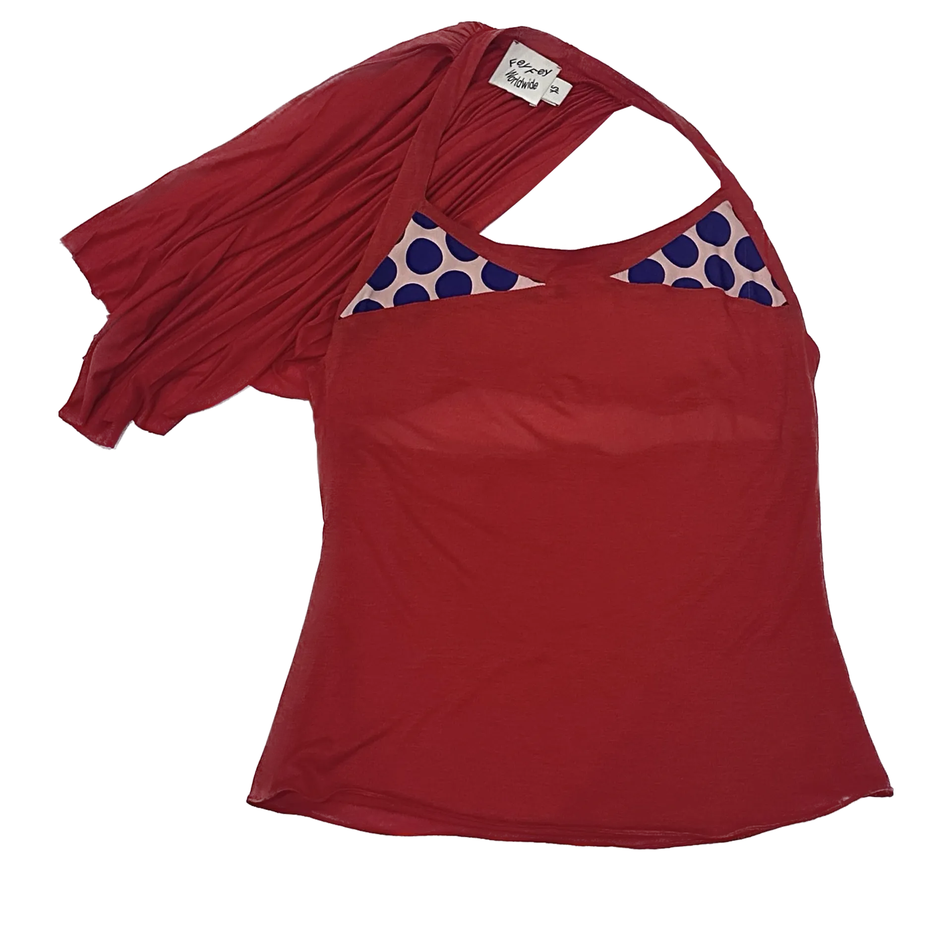 Red Fashion Hero Halter Tank Top