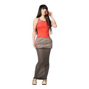Red Fashion Hero Halter Tank Top