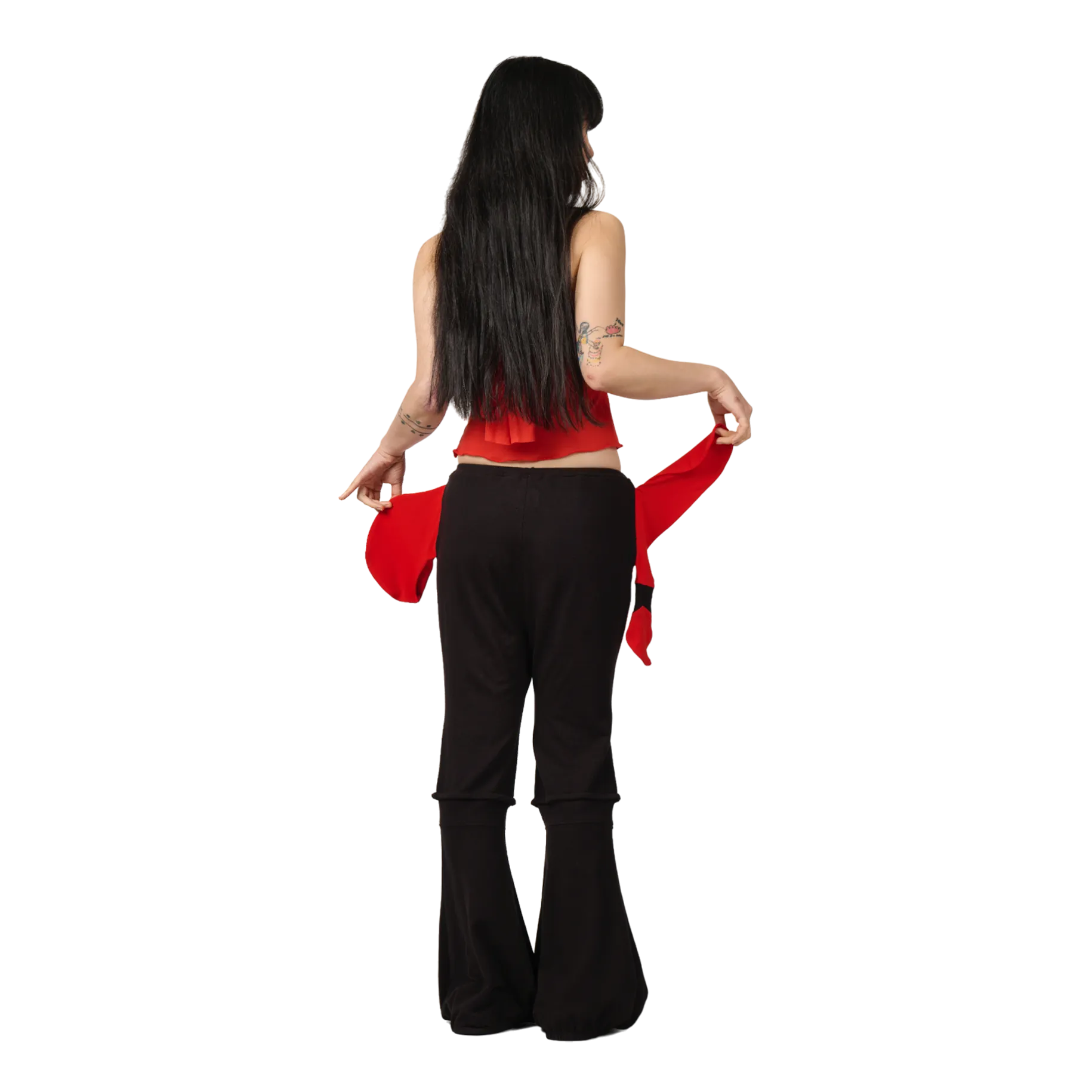 Red Fashion Hero Halter Tank Top