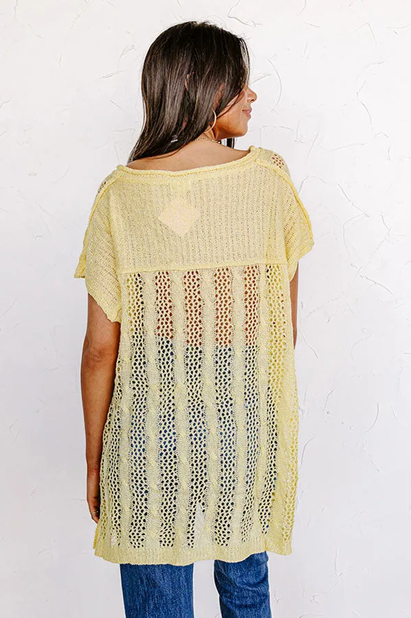 Refreshing Breeze Knit Top