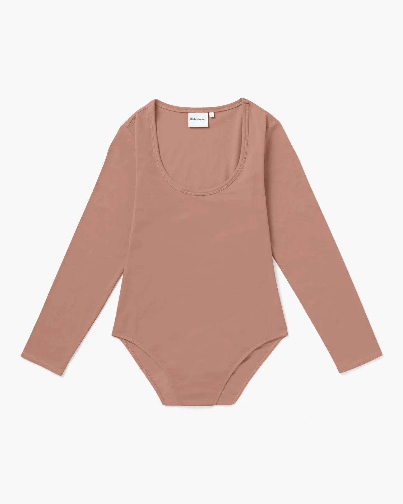 Scoop Long-Sleeve Bodysuit by Richer Poorer (8 Colours!)