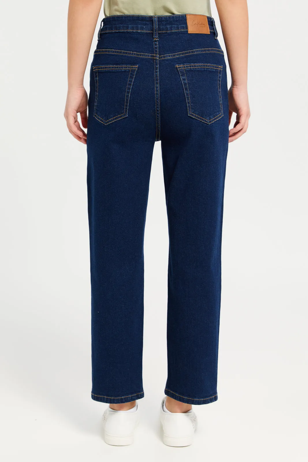Senior Girls Navy Jeans