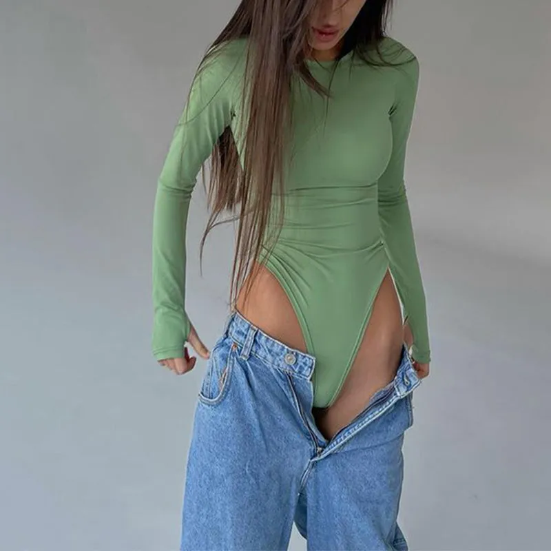 Sexy Long Sleeves Bodysuit