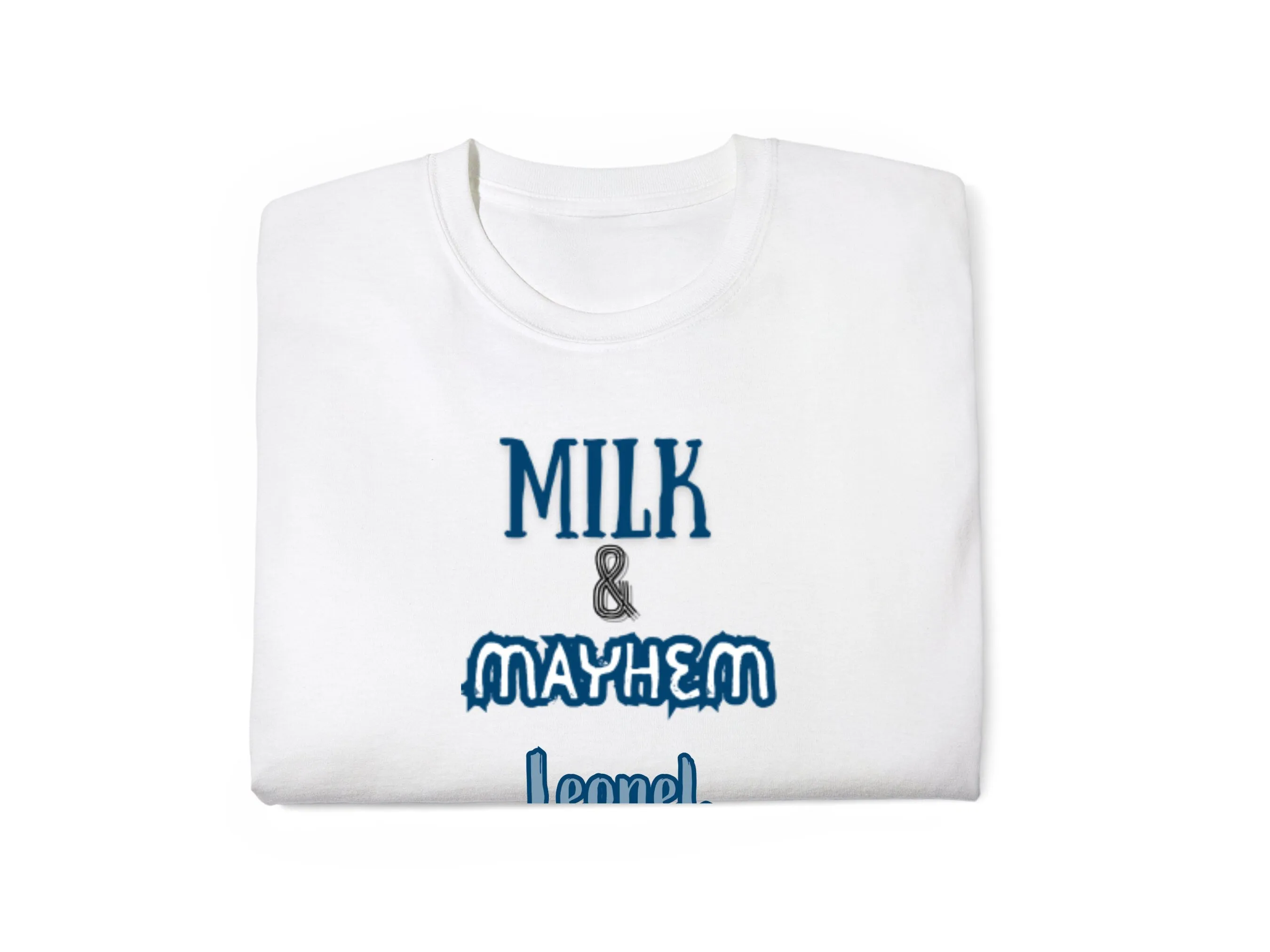Short Sleeve Boy's Custom Name and Date Baby Bodysuit with Milk & Mayhem