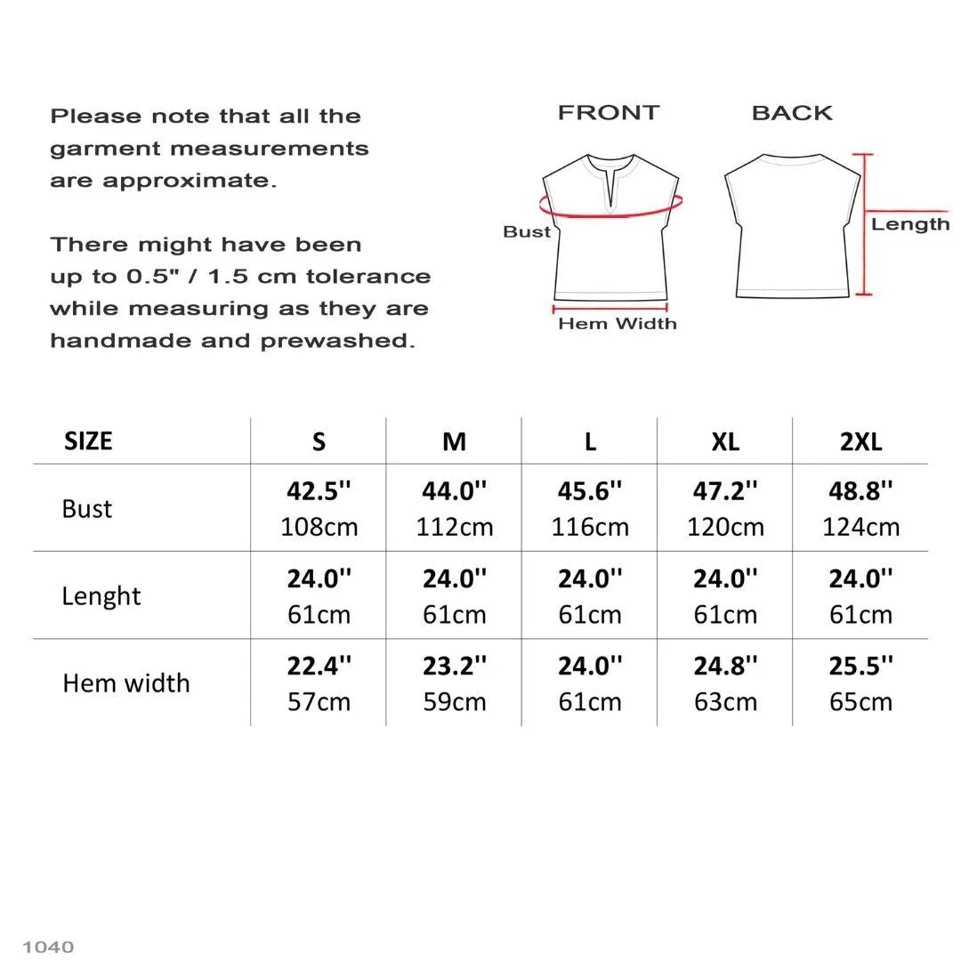 Short Sleeve Linen Top
