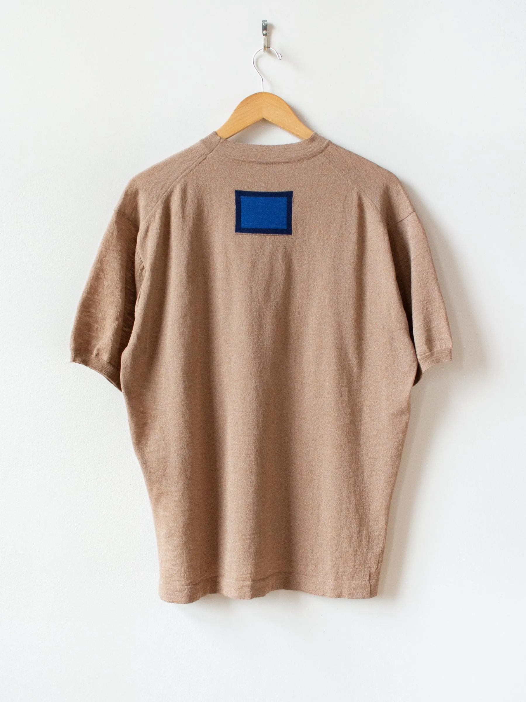 S/S Relaxed Sweater - Beige