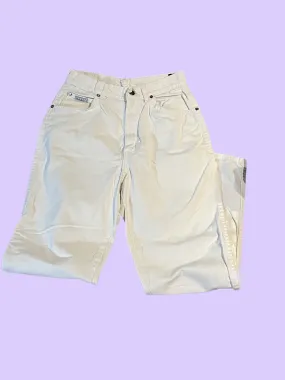 Sunset blues vintage white mom jeans size 11