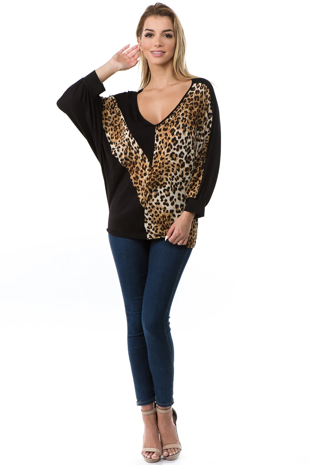 SYLVIA TOP (BLACK)- VT2686A