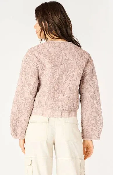 THE BELLA FLORAL QUILTED BOMBER JACKET 2529530