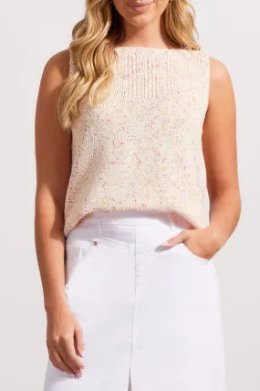 Tribal Boat Neck Sweater Tank