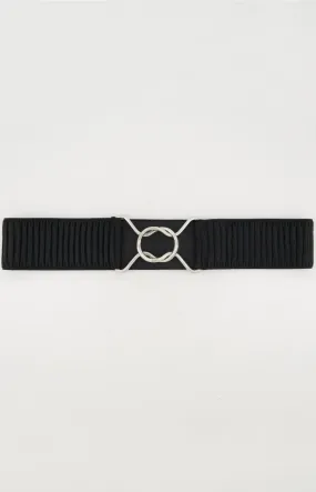 Ulla Popken Stretch Belt in Black